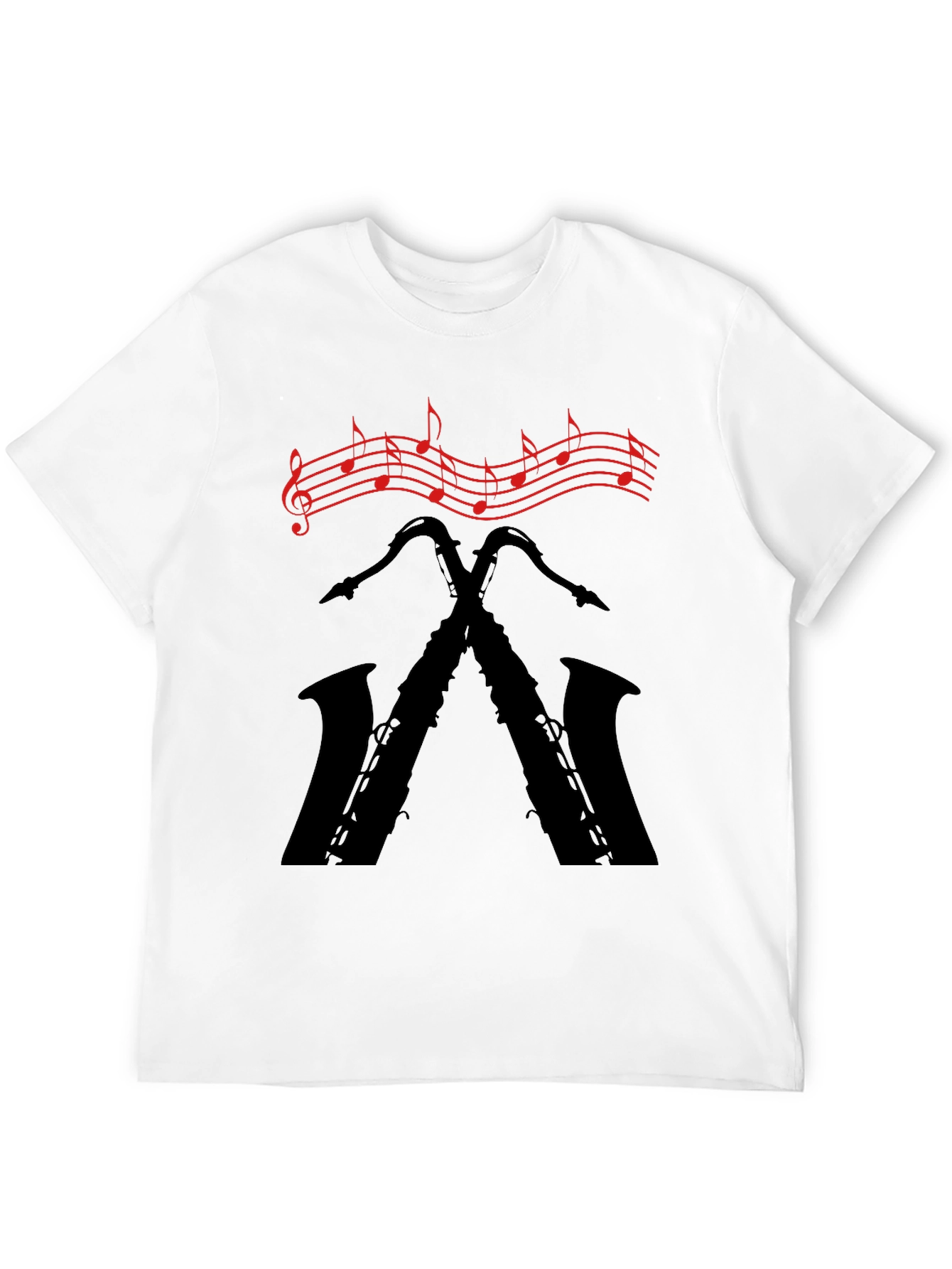 Musical Saxophone Graphic Tee