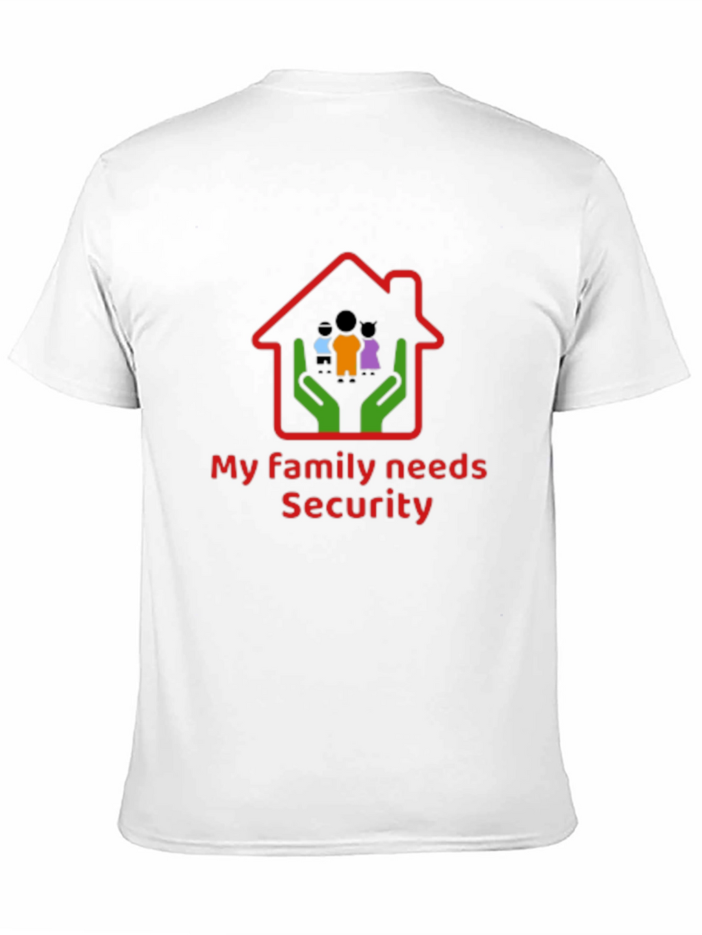 Family Security T-Shirt - Black Cotton Graphic Tee