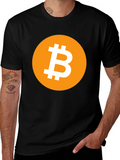 Bitcoin BTC Cryptocurrency T-Shirt - Black