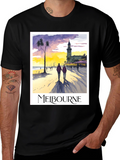 Melbourne Beach Scene Graphic Tee