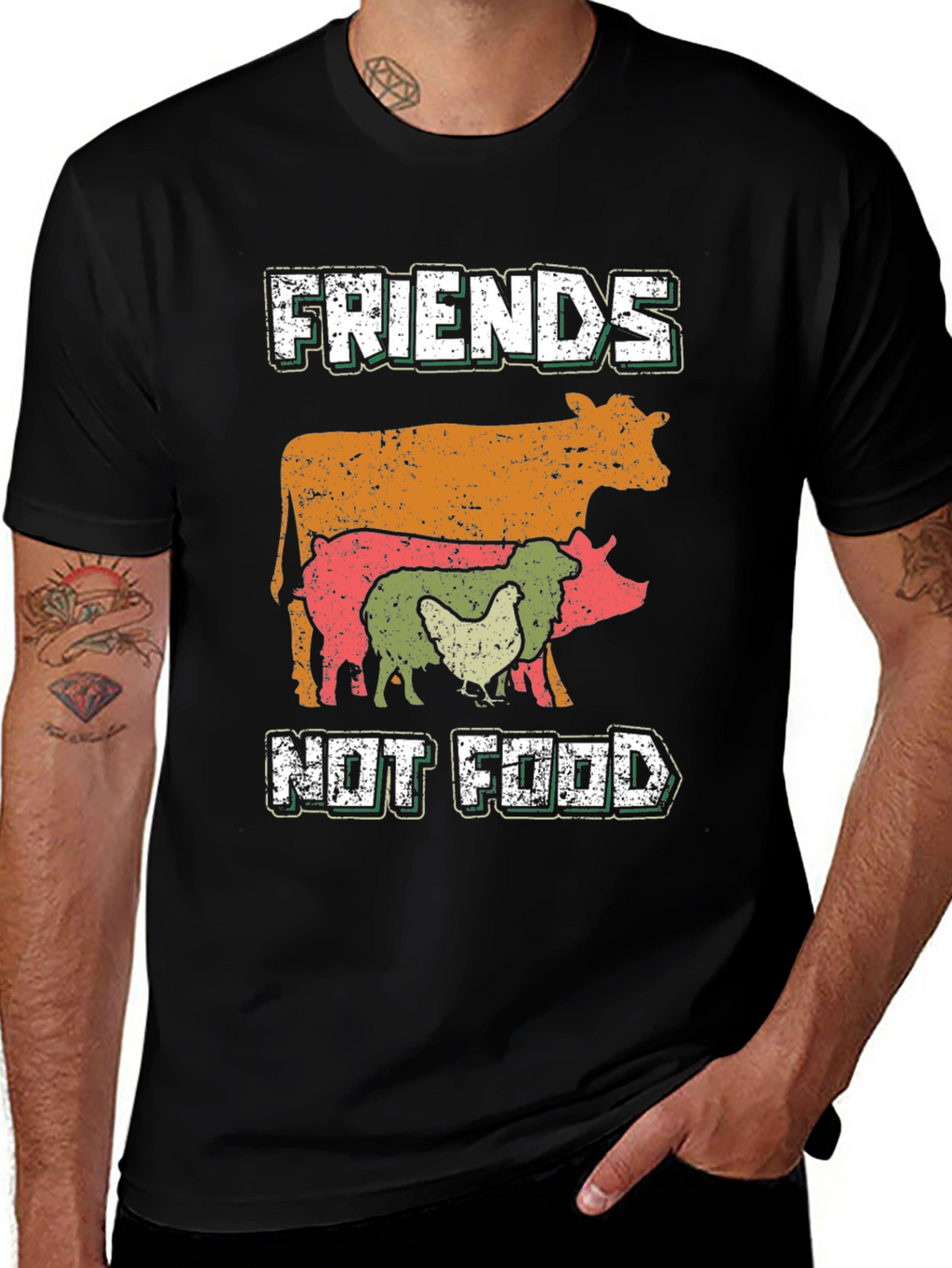 Vegan Animal Friends T-Shirt