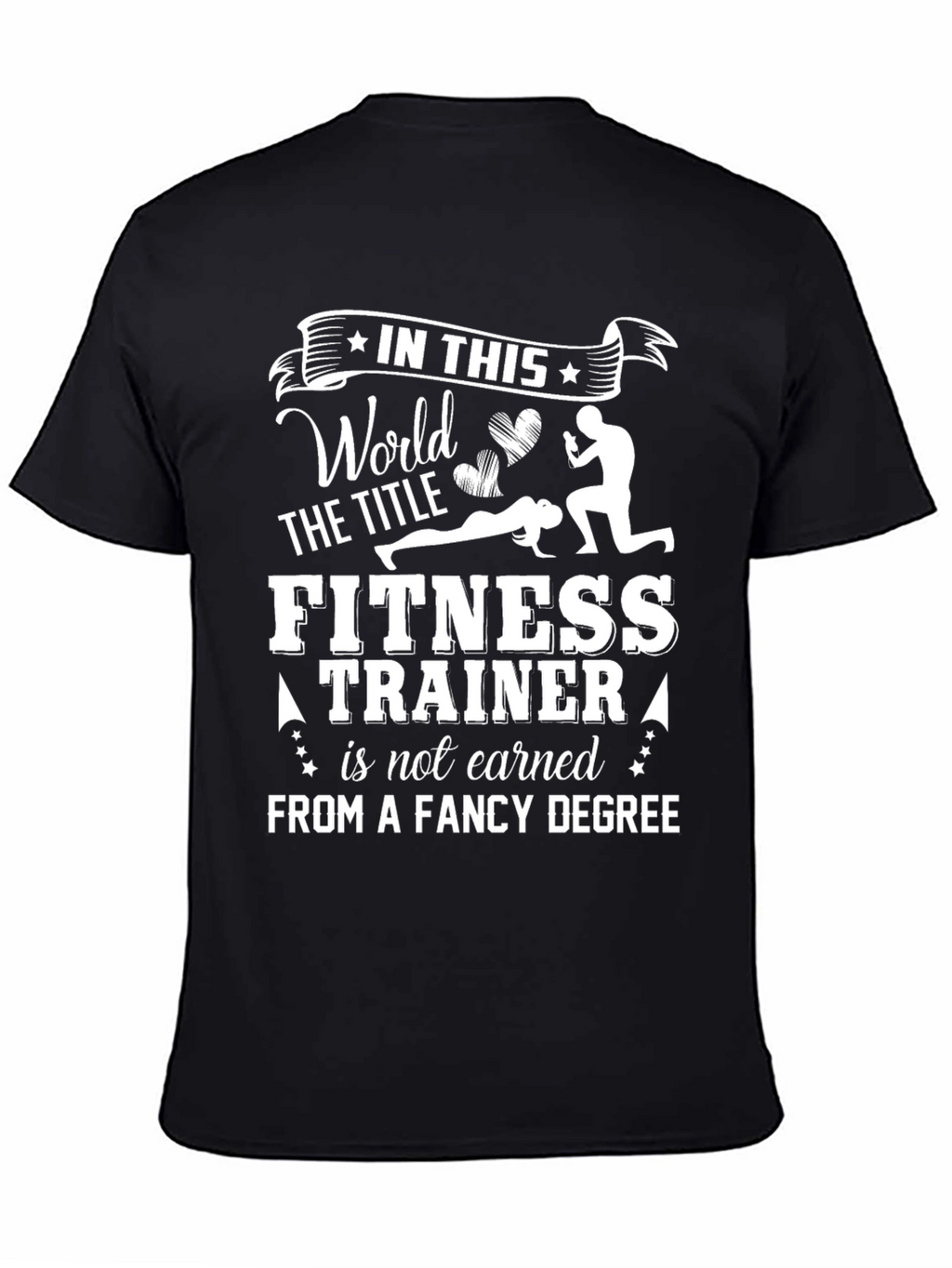 In This World Fitness Trainer Graphic Tee