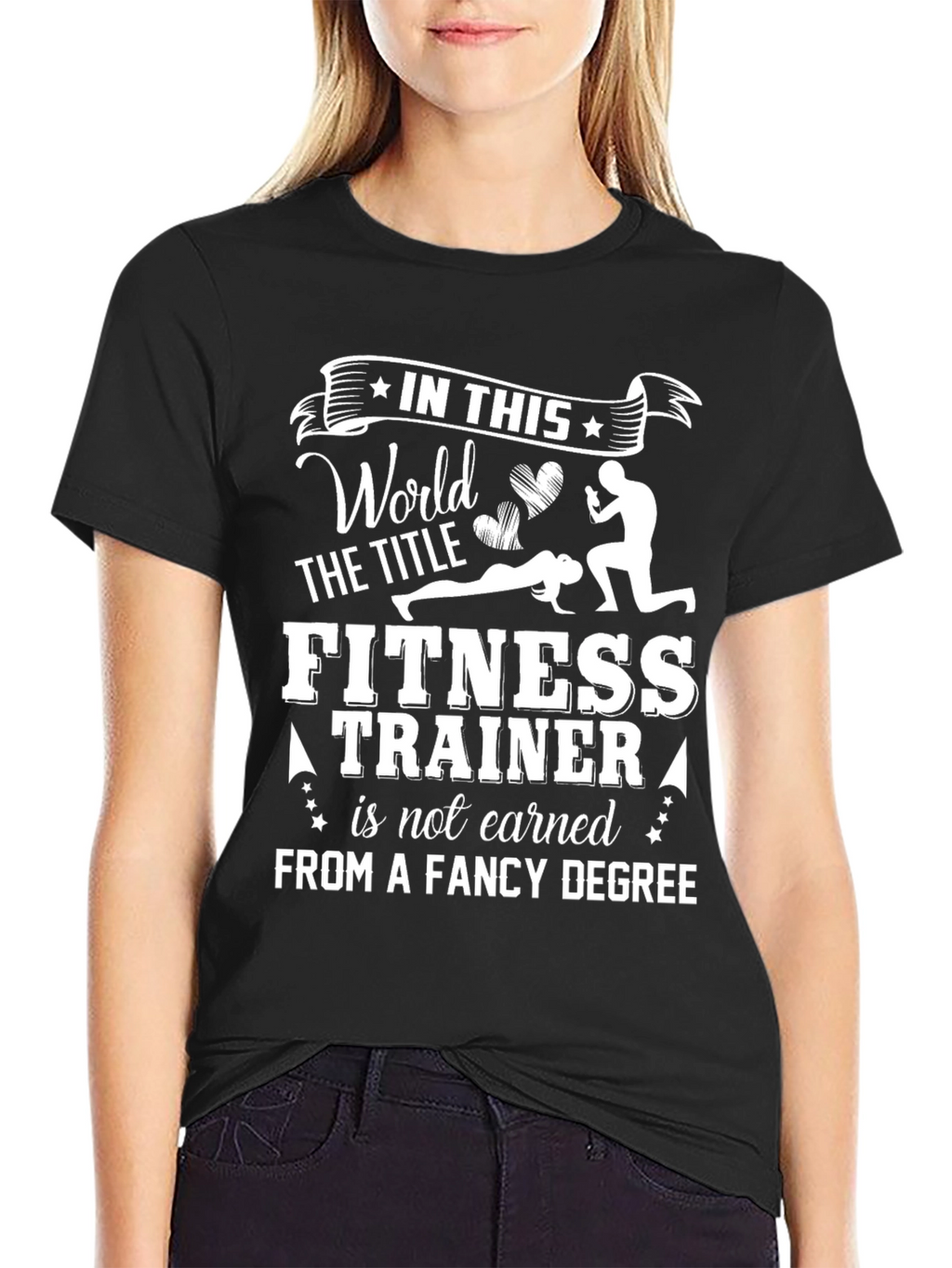 In This World Fitness Trainer Graphic Tee