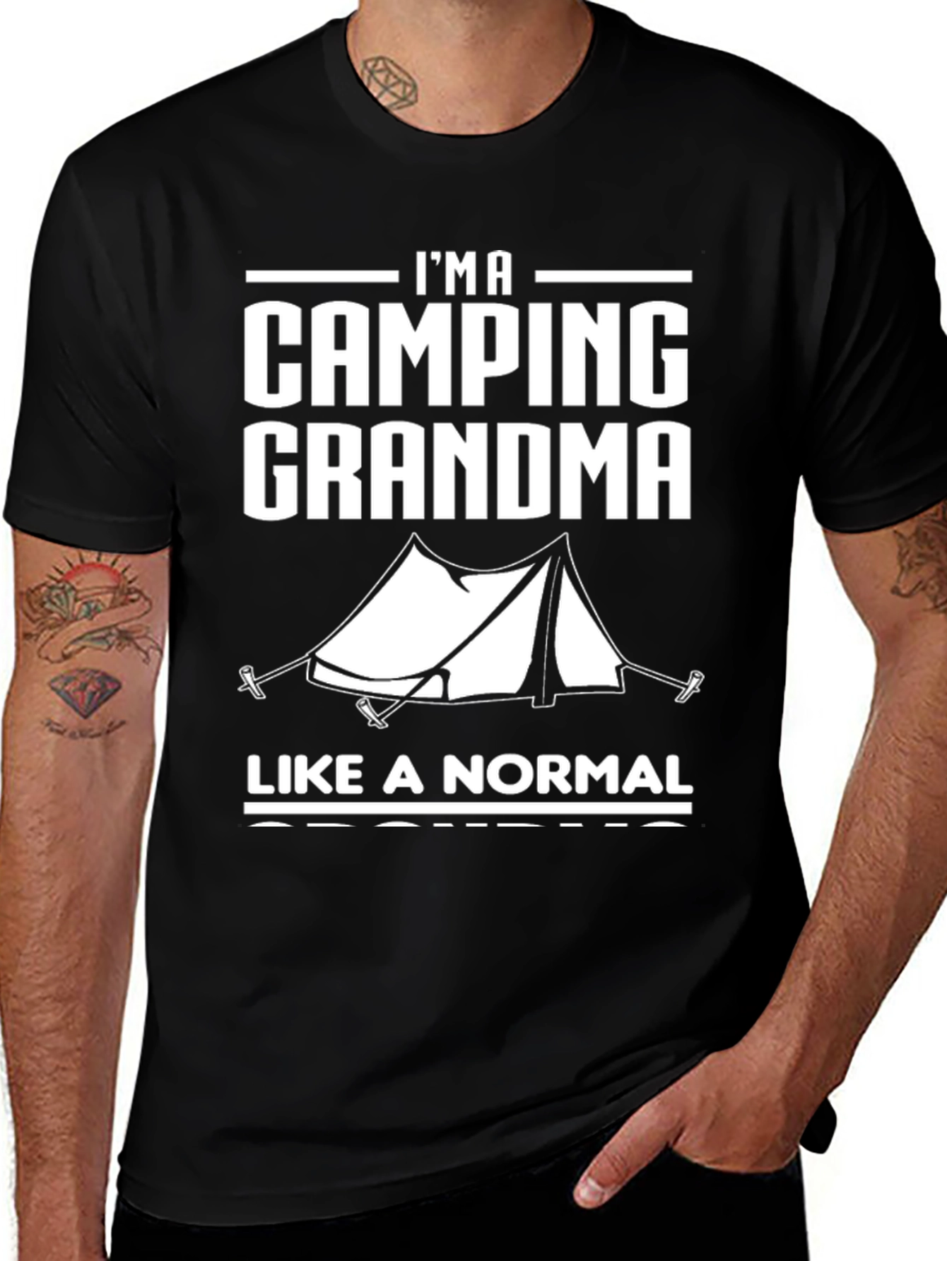 Camping Grandma T-Shirt - Outdoor Adventure Tee