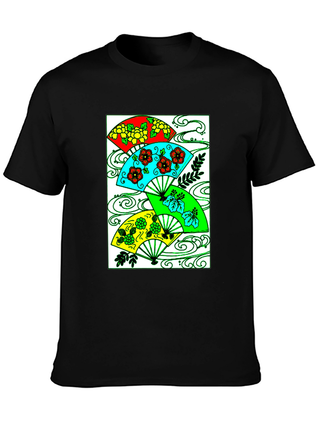 Floral Fan Graphic Tee