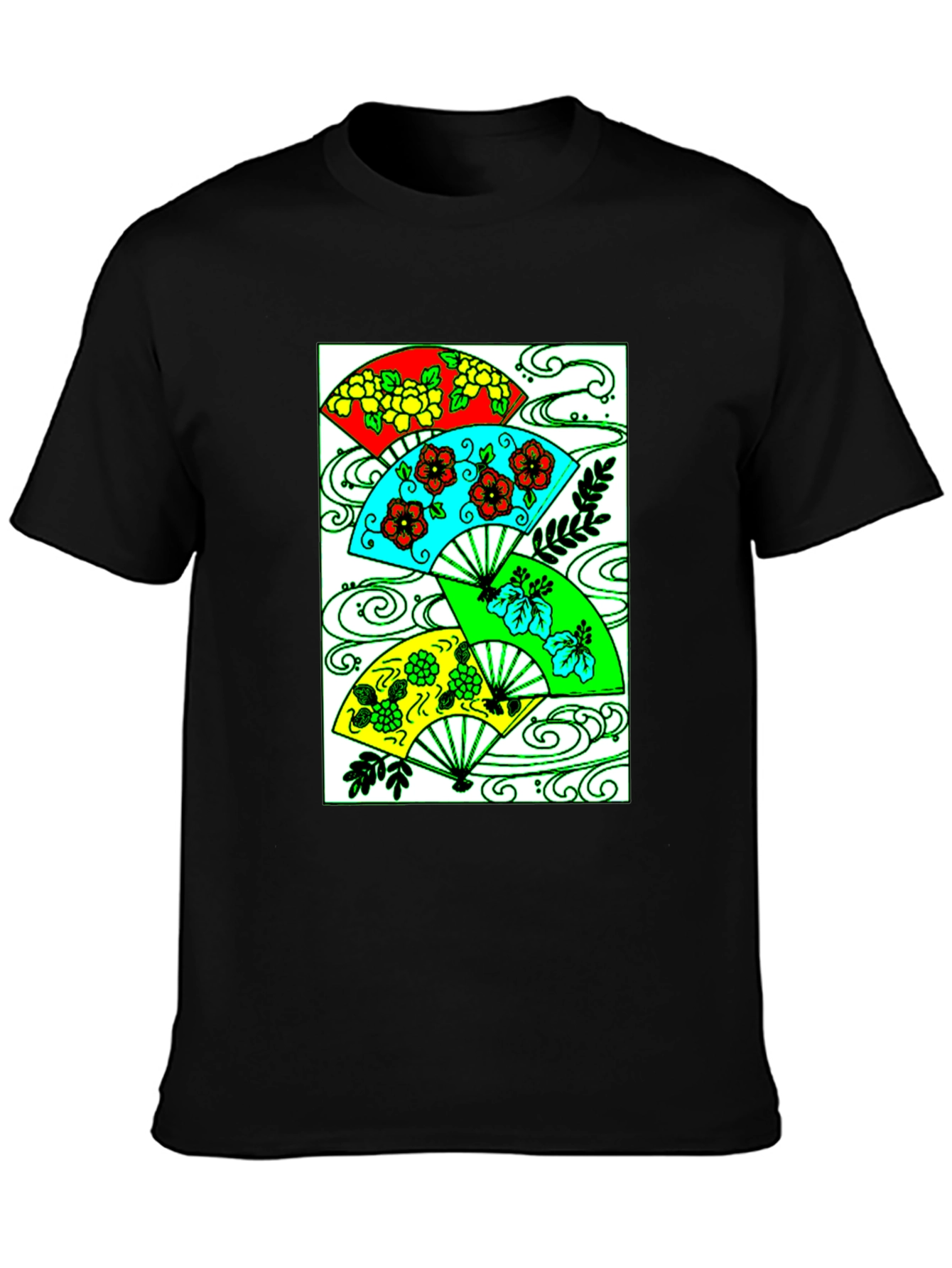 Floral Fan Graphic Tee