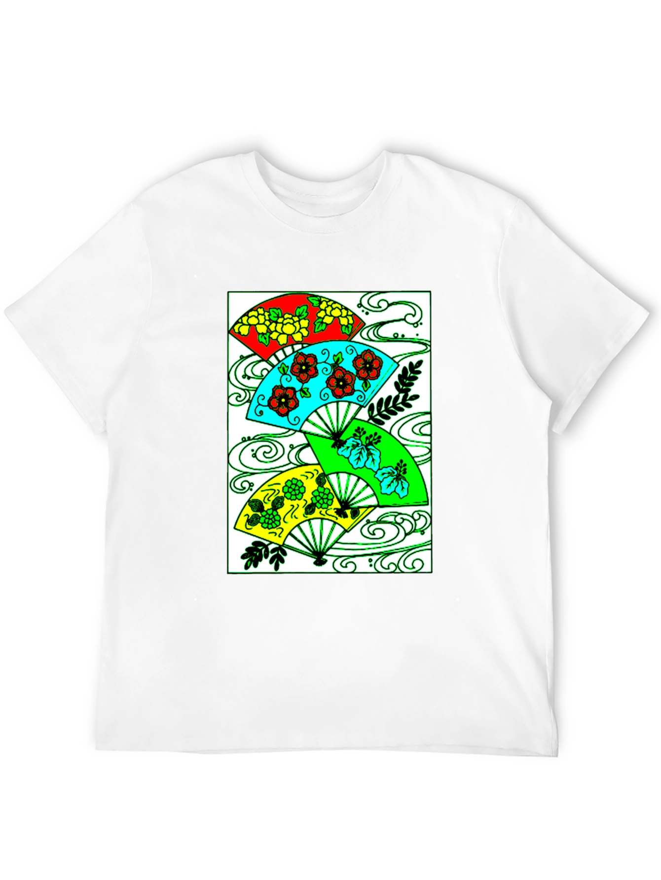 Floral Fan Graphic Tee