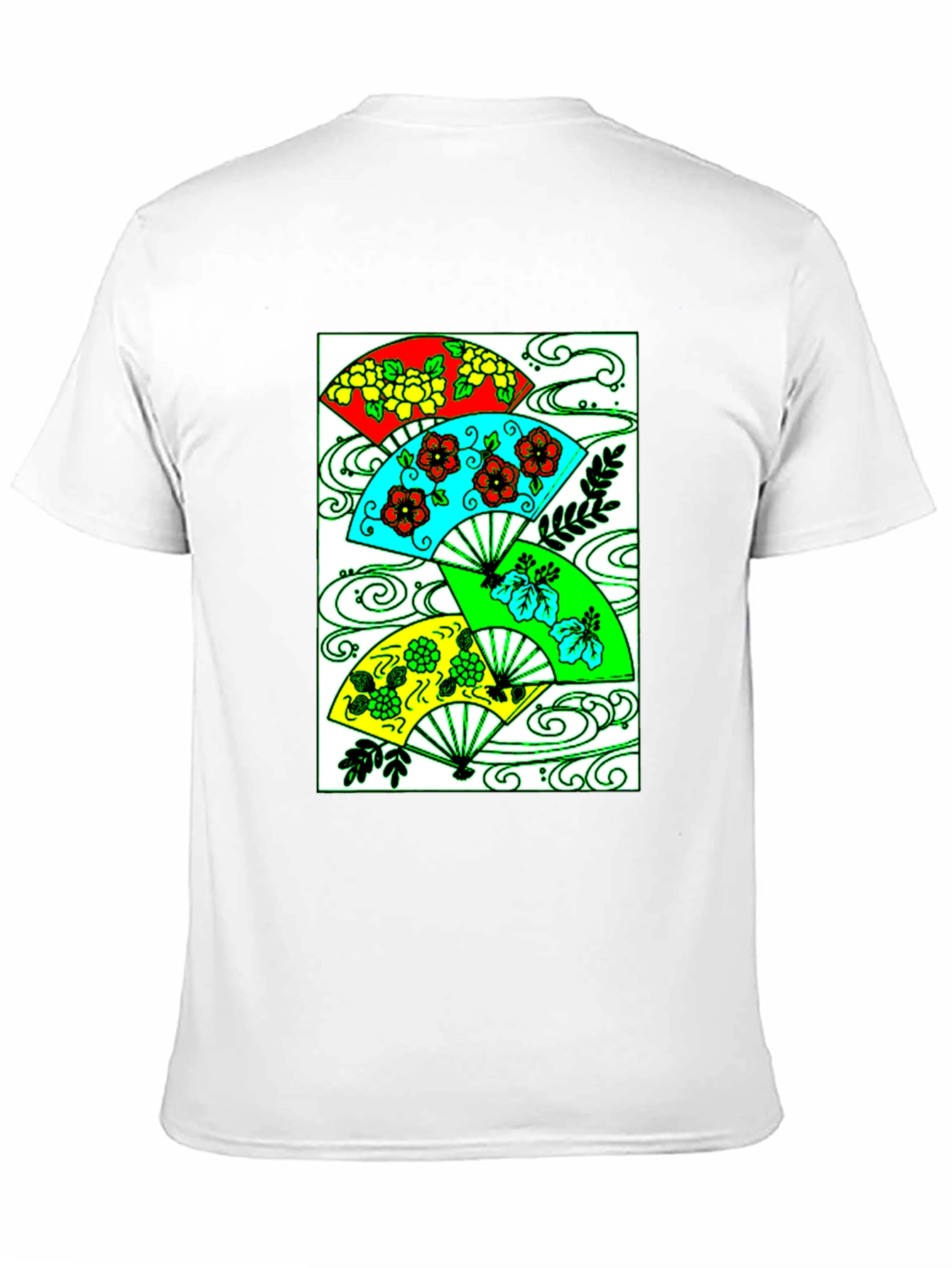 Floral Fan Graphic Tee