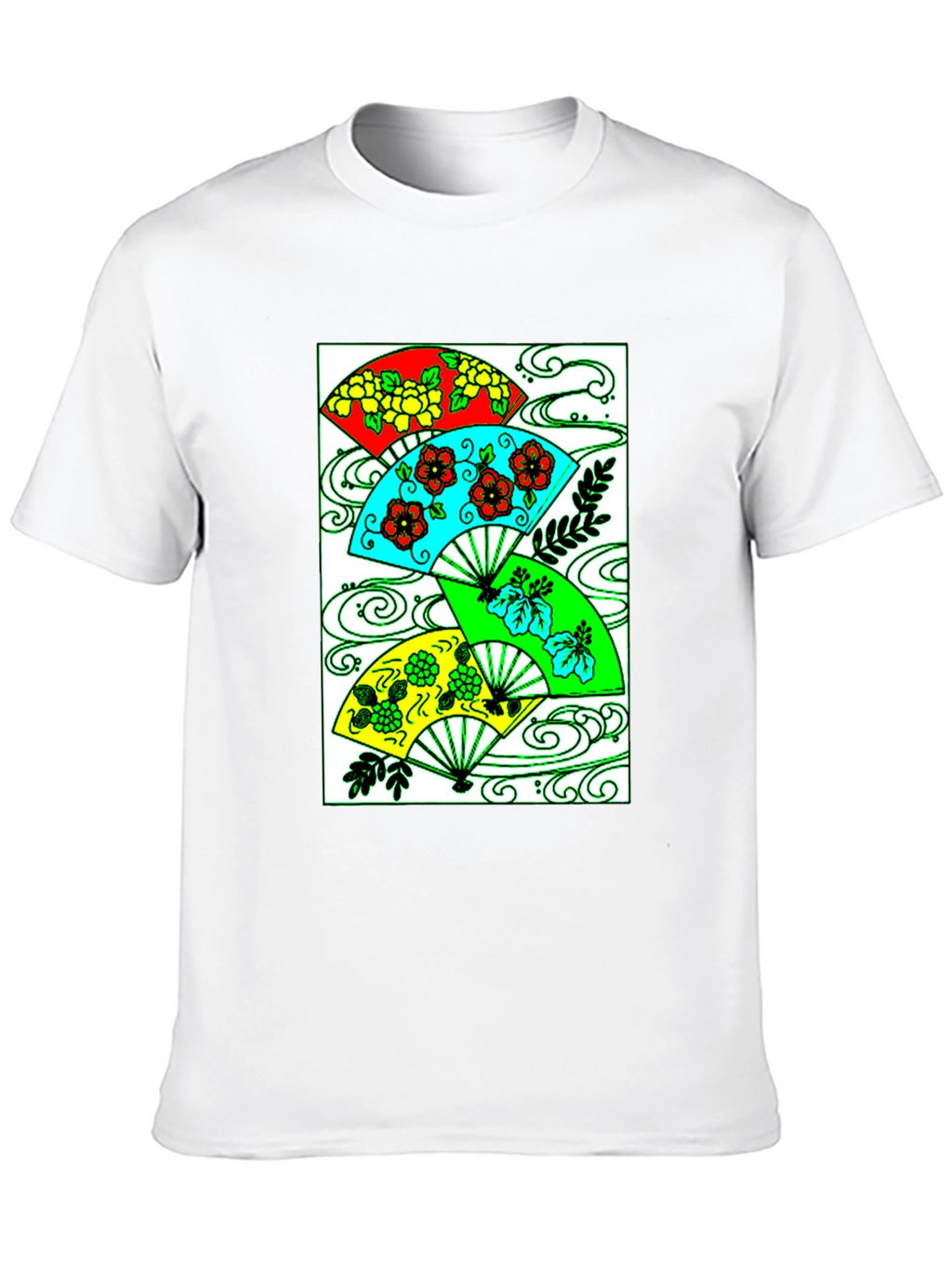 Floral Fan Graphic Tee