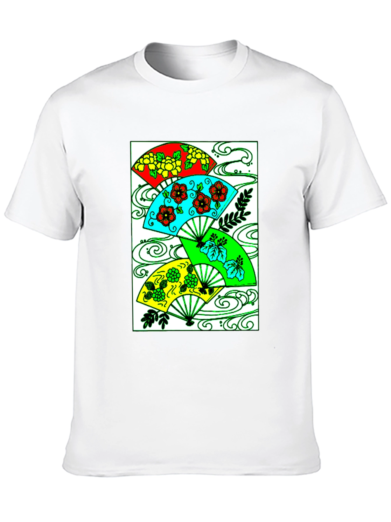 Floral Fan Graphic Tee