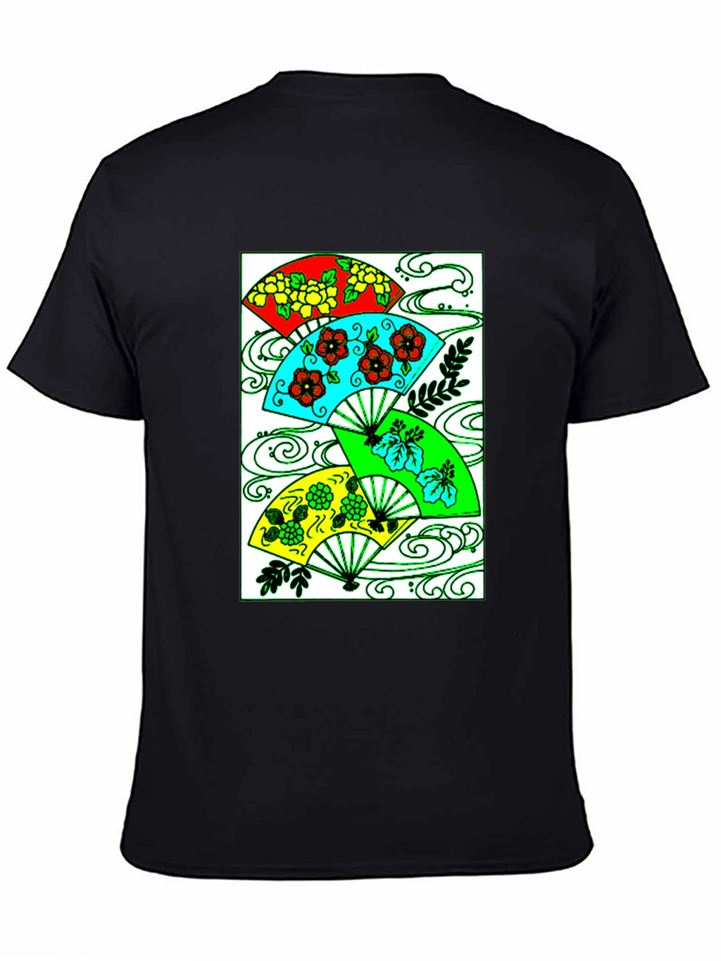 Floral Fan Graphic Tee