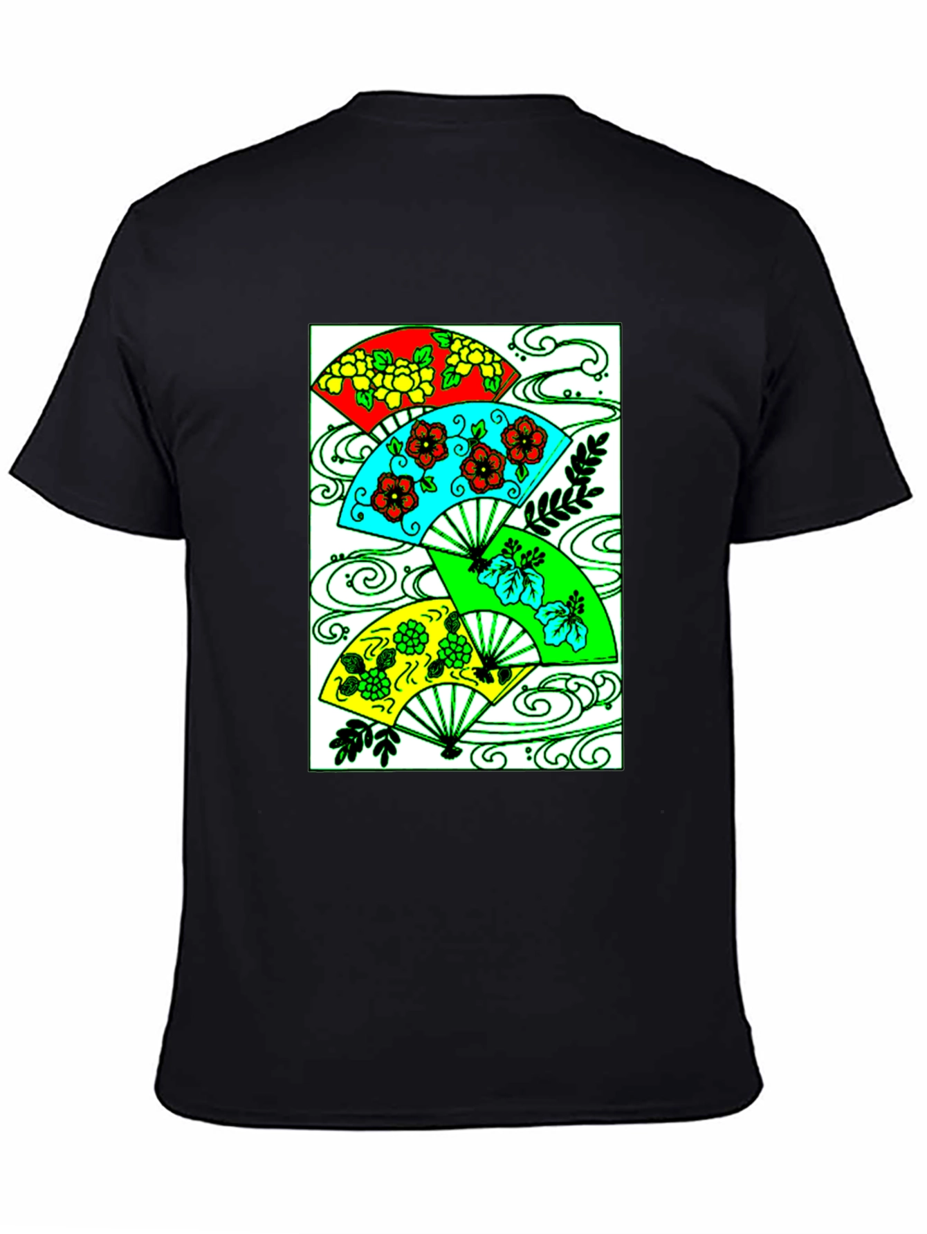 Floral Fan Graphic Tee