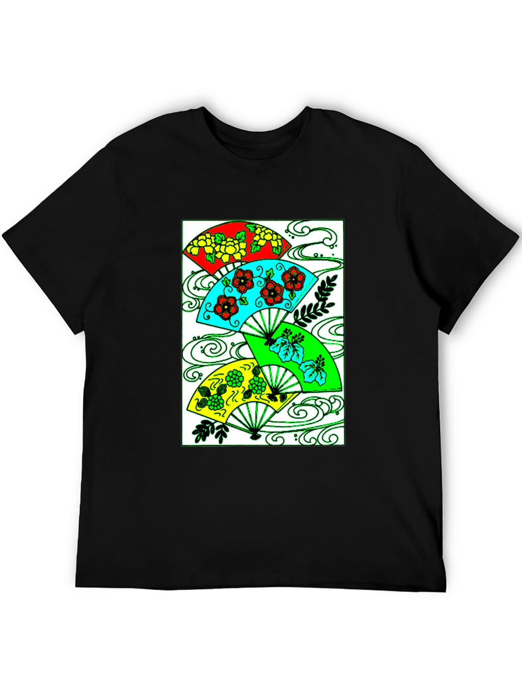 Floral Fan Graphic Tee