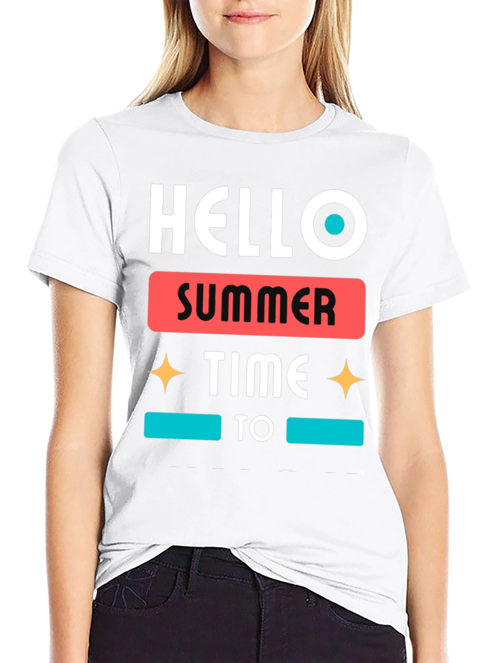 Hello Summer Time Graphic Tee - Stylish Casual Wear