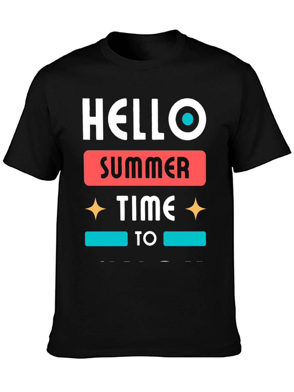 Hello Summer Time Graphic Tee - Stylish Casual Wear