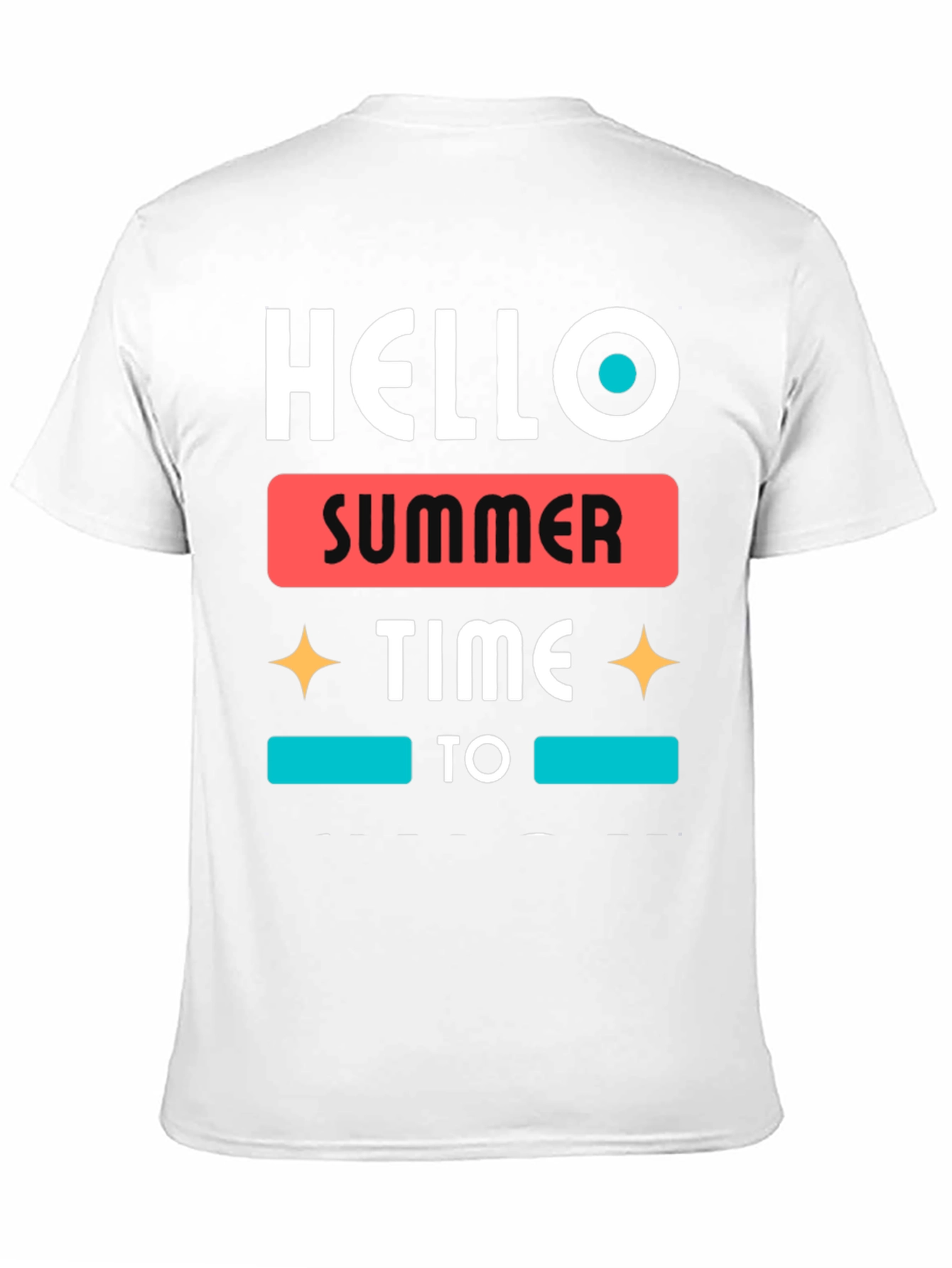 Hello Summer Time Graphic Tee - Stylish Casual Wear