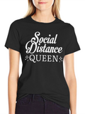 Social Distance Queen Graphic Tee