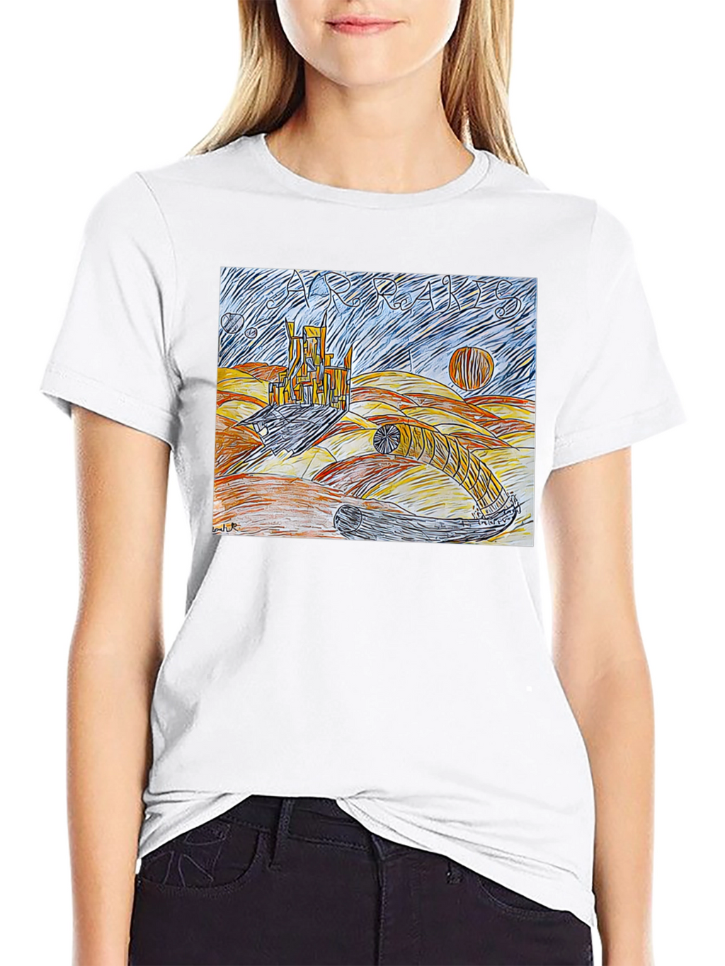 Surreal Desert Graphic Tee