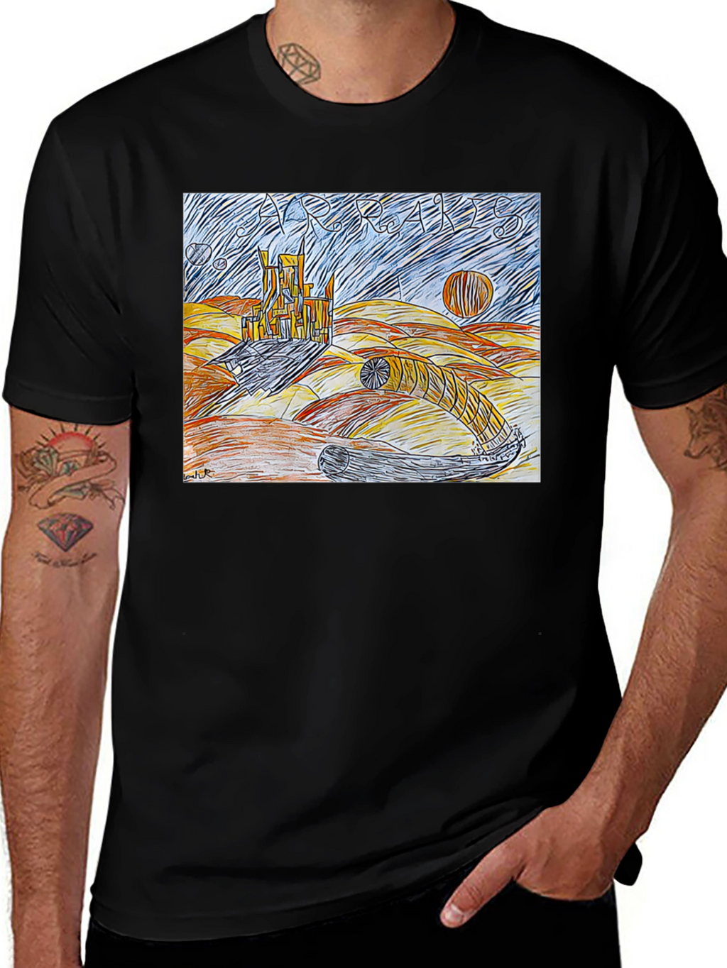 Surreal Desert Graphic Tee