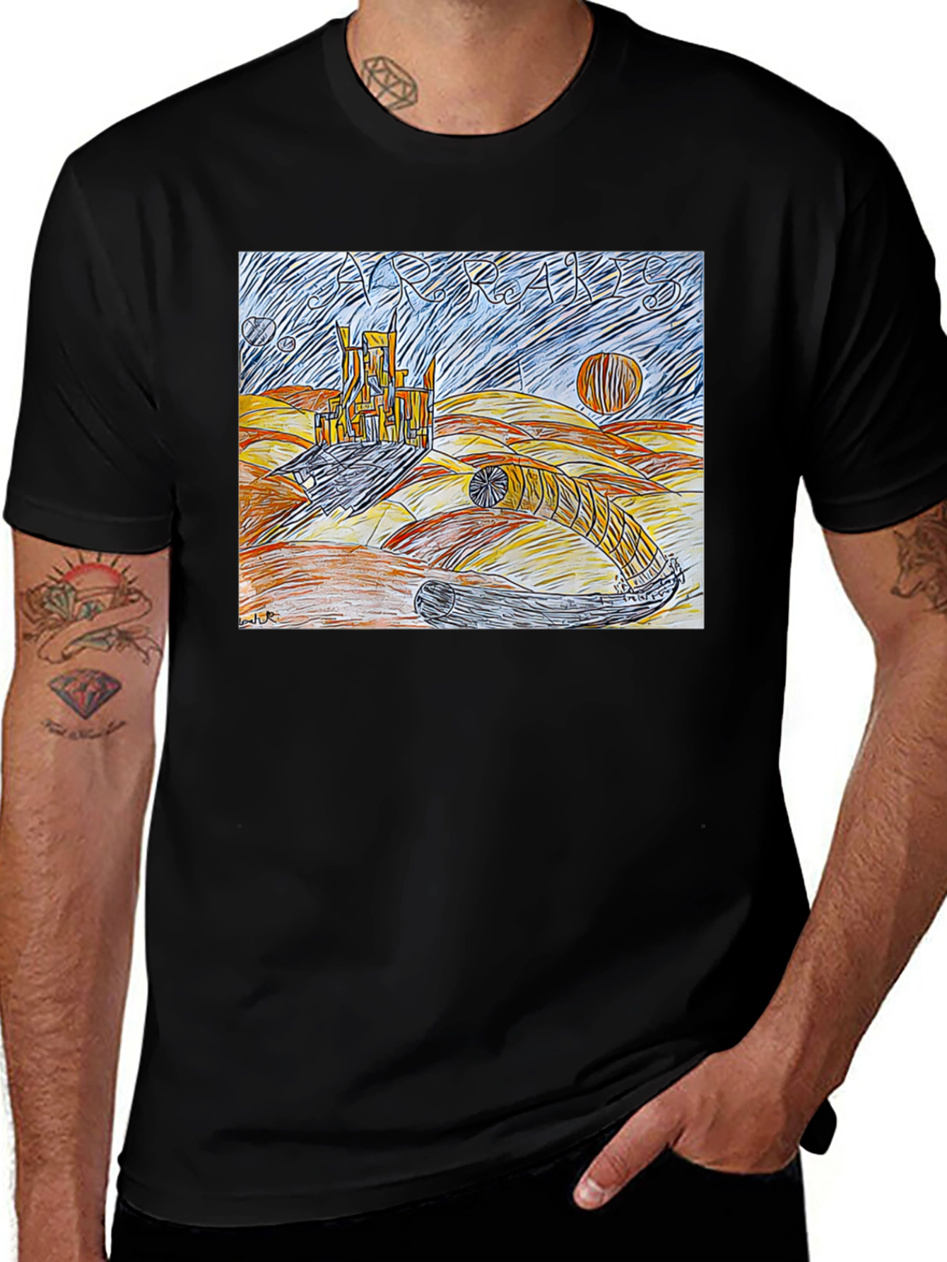 Surreal Desert Graphic Tee