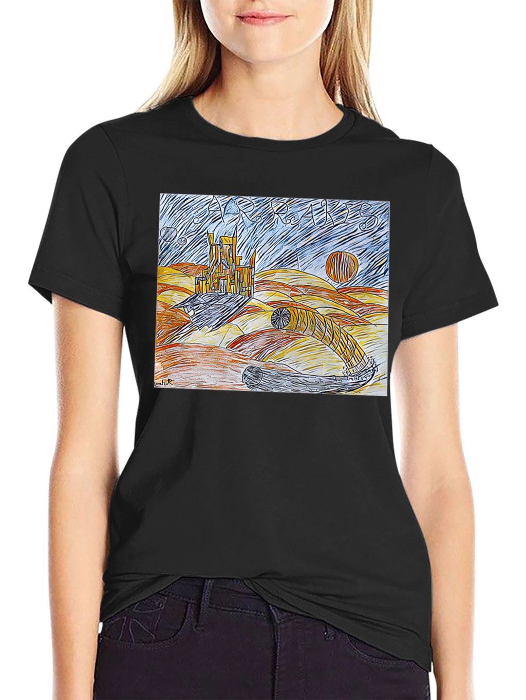 Surreal Desert Graphic Tee