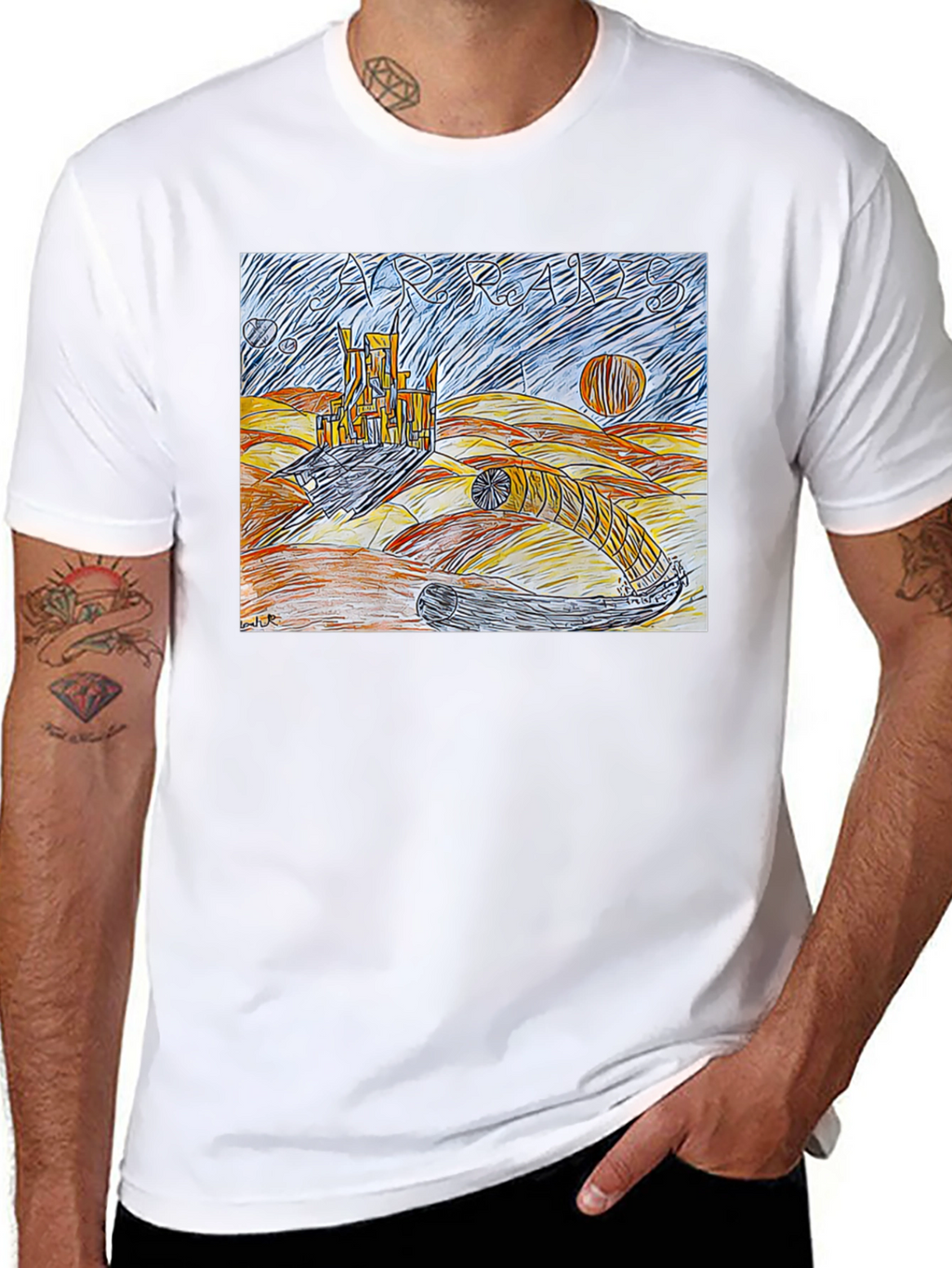 Surreal Desert Graphic Tee