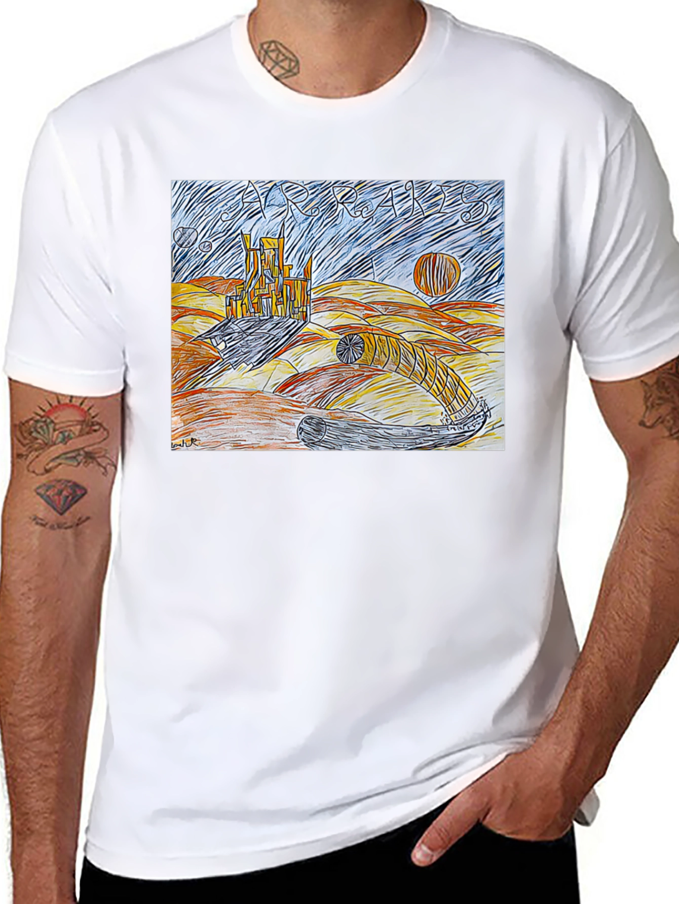 Surreal Desert Graphic Tee