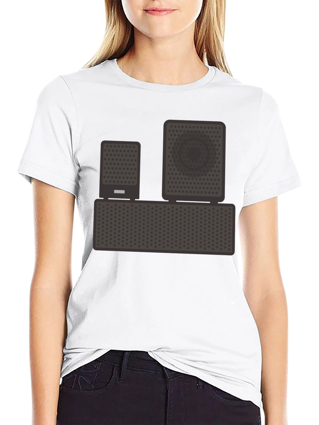 Speaker Graphic T-Shirt - Music Lover Tee
