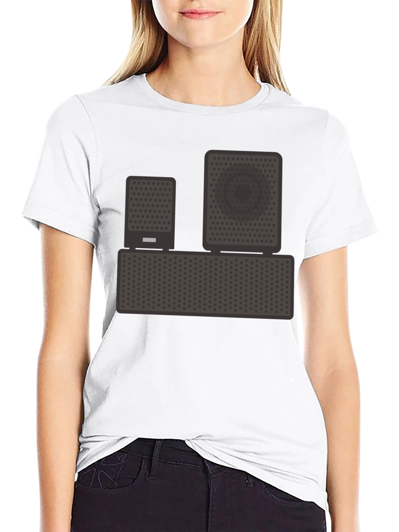 Speaker Graphic T-Shirt - Music Lover Tee