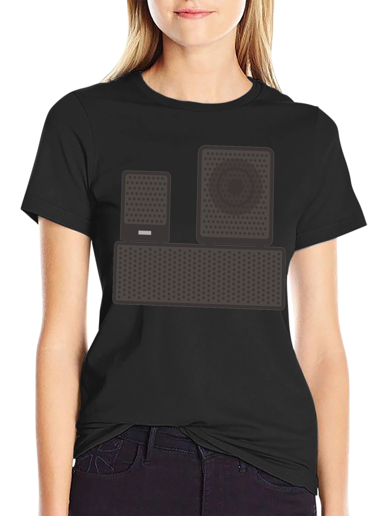 Speaker Graphic T-Shirt - Music Lover Tee