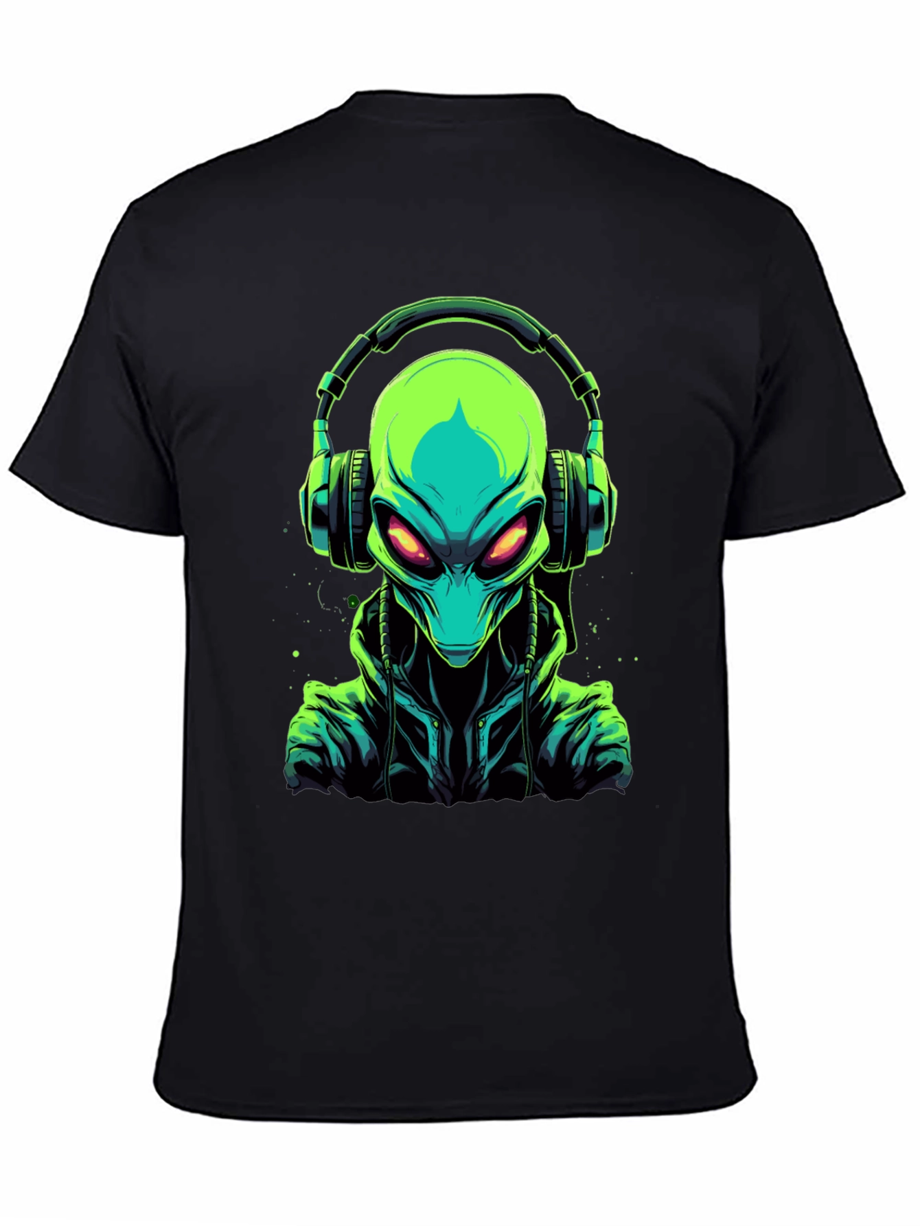 Alien DJ Graphic T-Shirt - Out of This World Style
