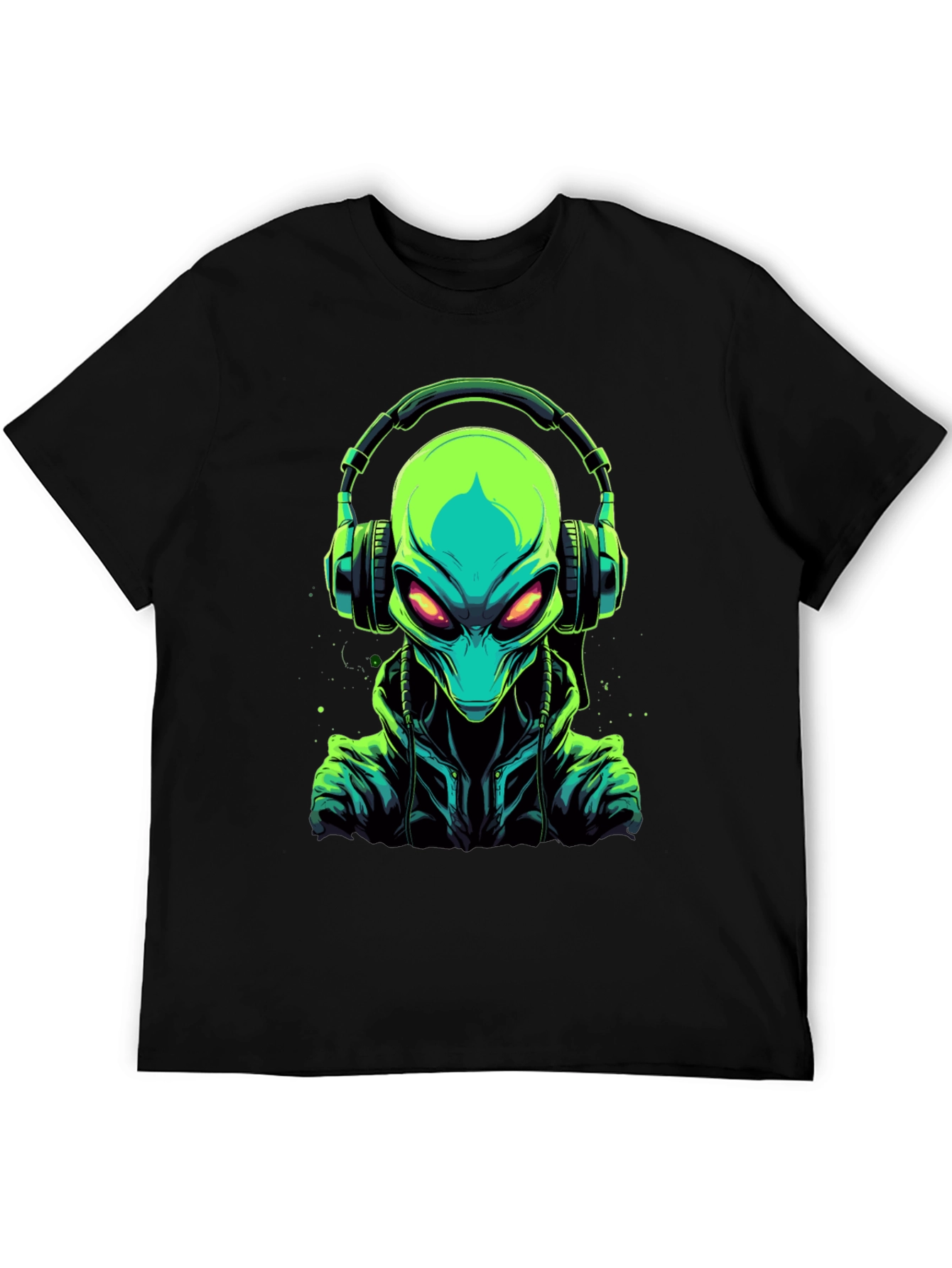 Alien DJ Graphic T-Shirt - Out of This World Style
