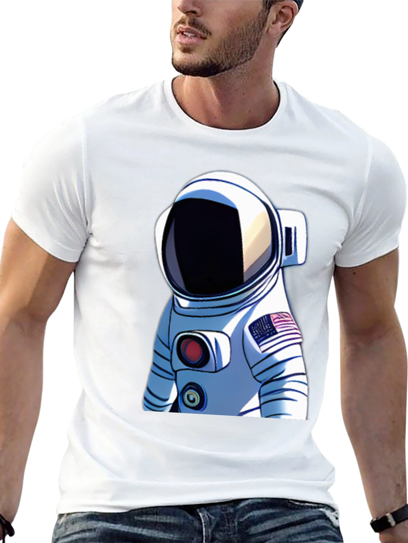 Astronaut Graphic T-Shirt - Space Adventure Design