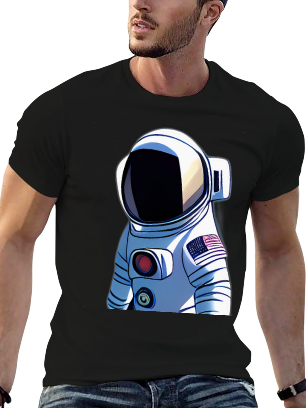 Astronaut Graphic T-Shirt - Space Adventure Design