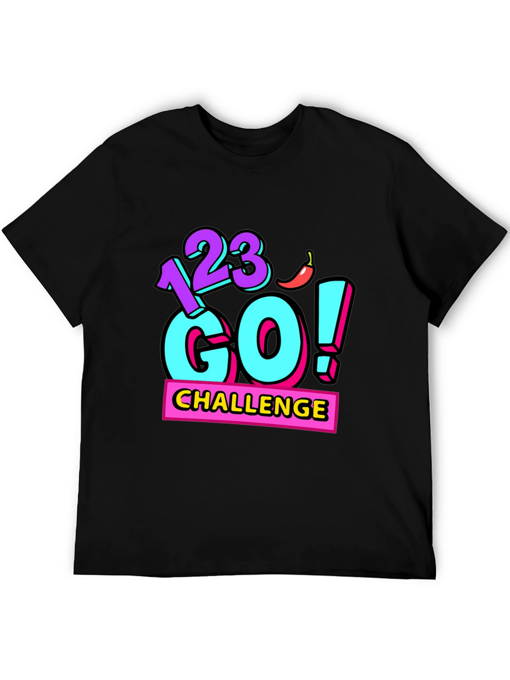 123 Go! Challenge Graphic T-Shirt