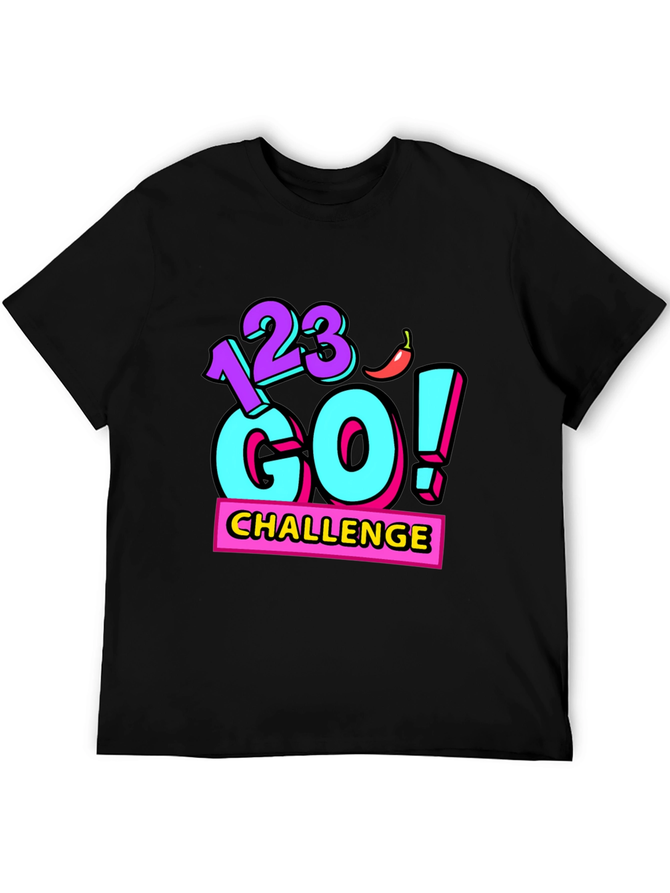 123 Go! Challenge Graphic T-Shirt