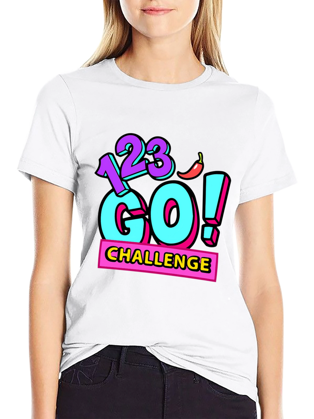 123 Go! Challenge Graphic T-Shirt