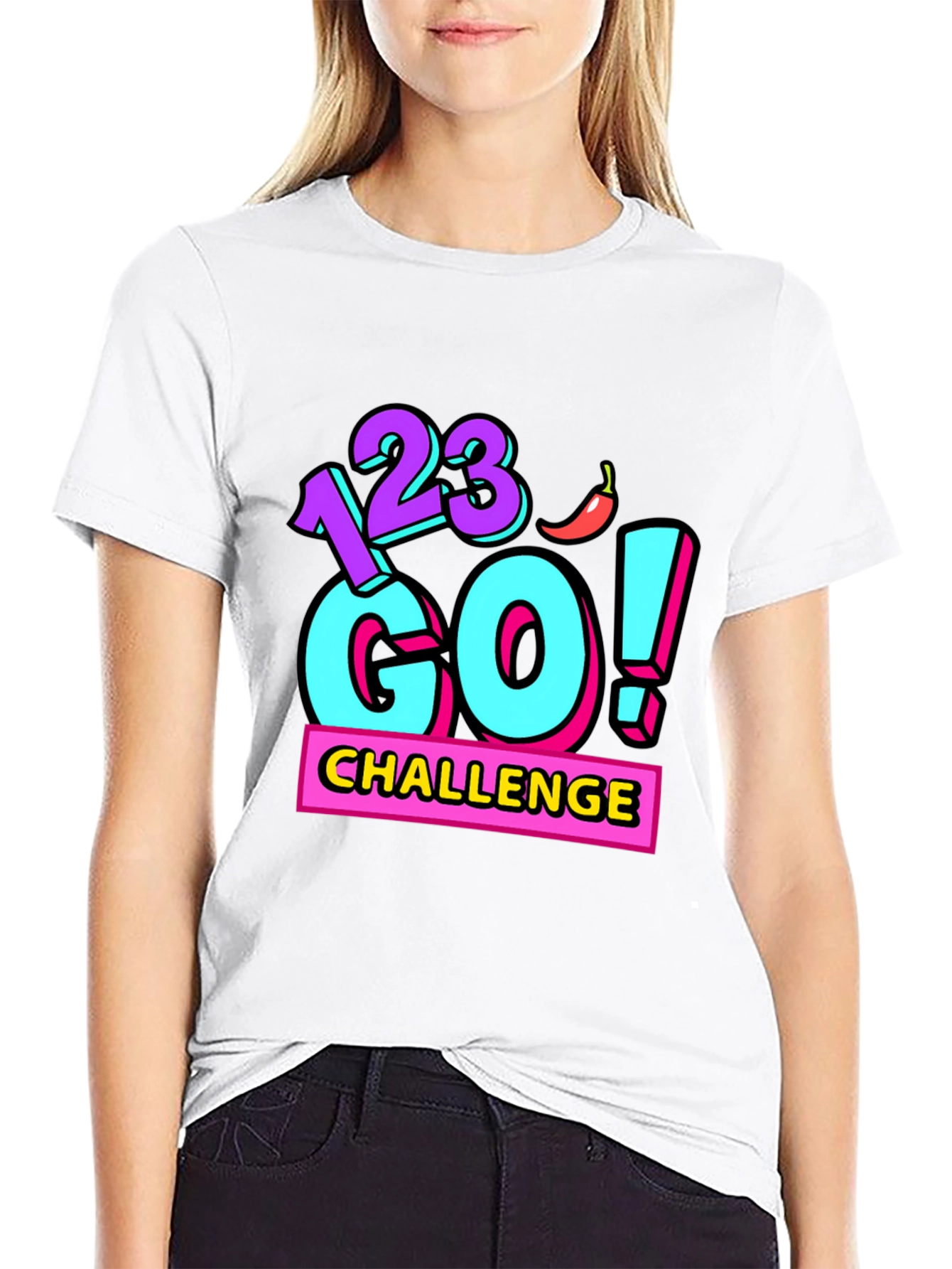 123 Go! Challenge Graphic T-Shirt