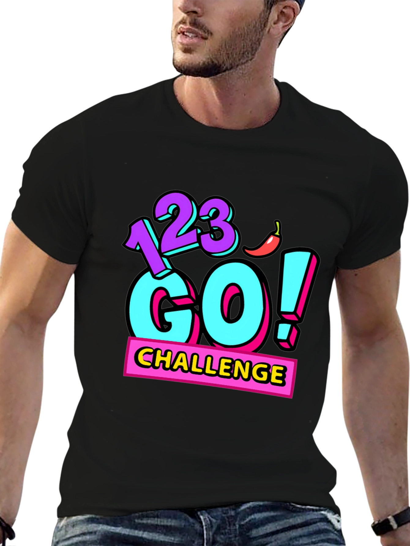 123 Go! Challenge Graphic T-Shirt