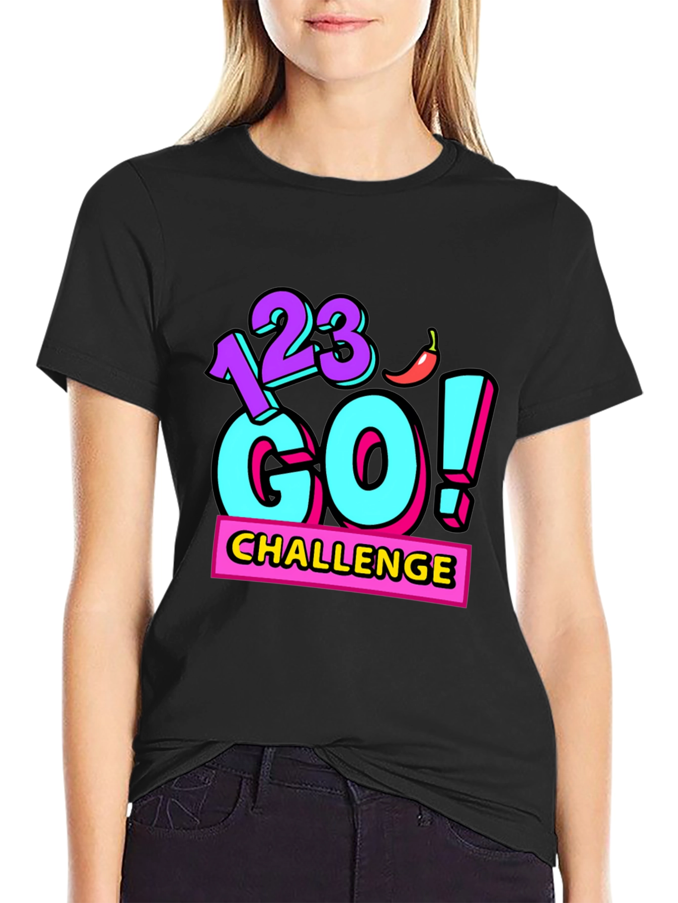 123 Go! Challenge Graphic T-Shirt