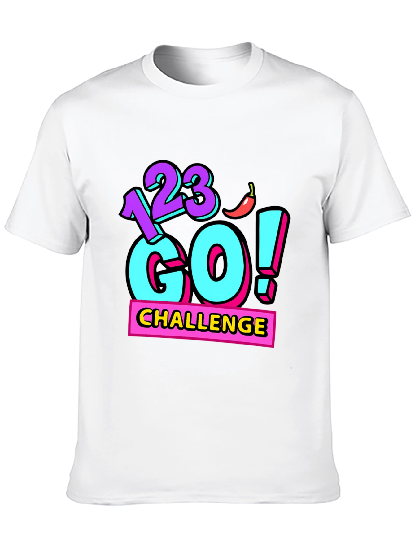 123 Go! Challenge Graphic T-Shirt