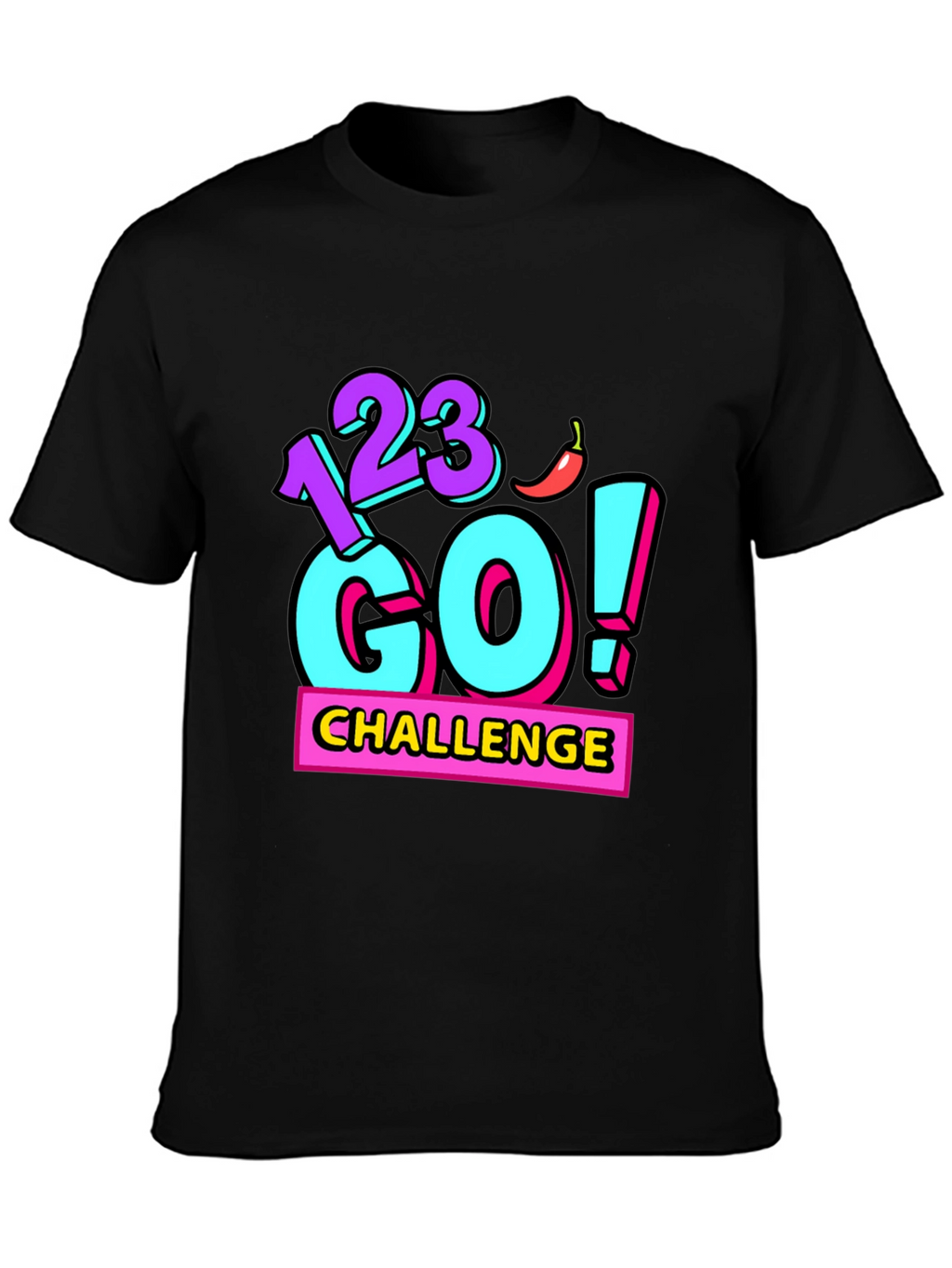 123 Go! Challenge Graphic T-Shirt