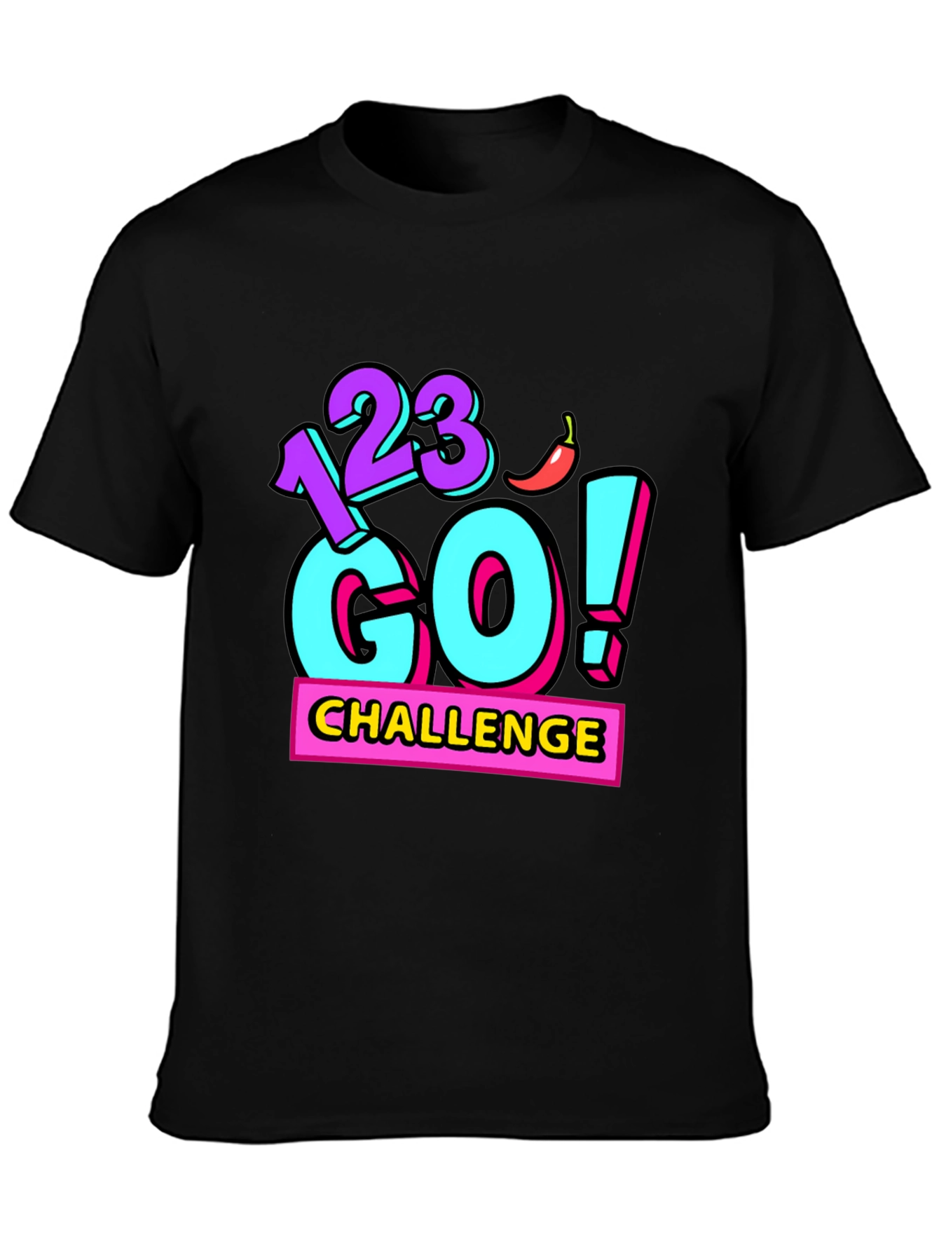 123 Go! Challenge Graphic T-Shirt