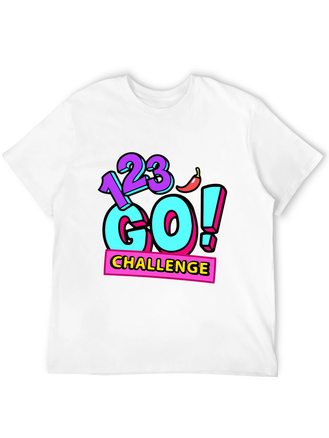 123 Go! Challenge Graphic T-Shirt
