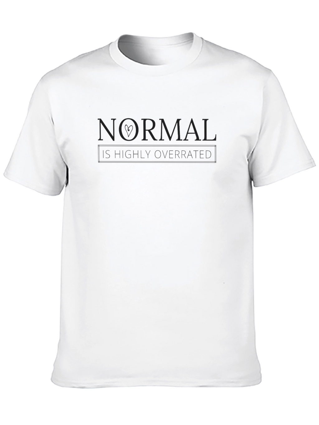 Normal But F**ked Up - Black Graphic T-Shirt