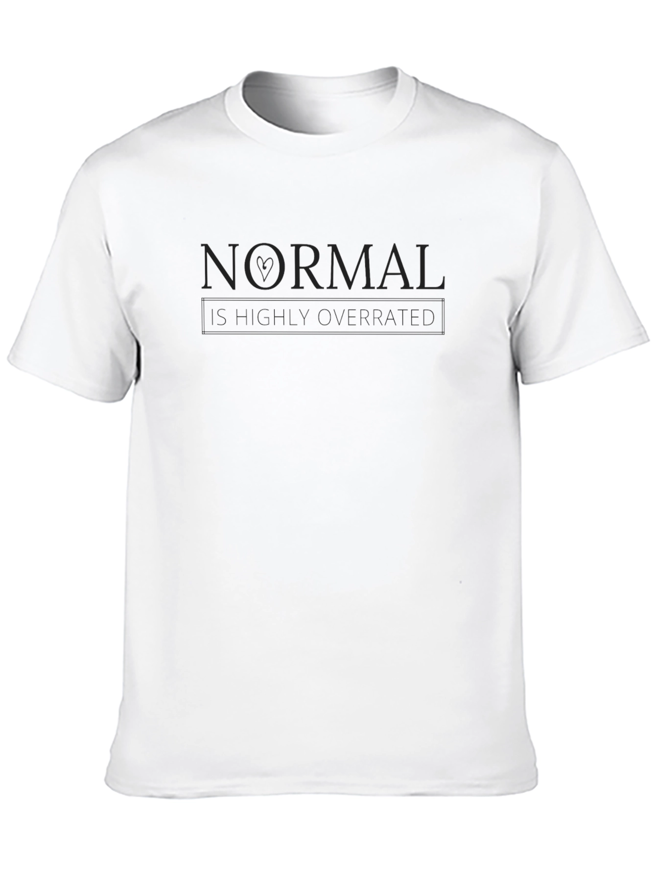 Normal But F**ked Up - Black Graphic T-Shirt