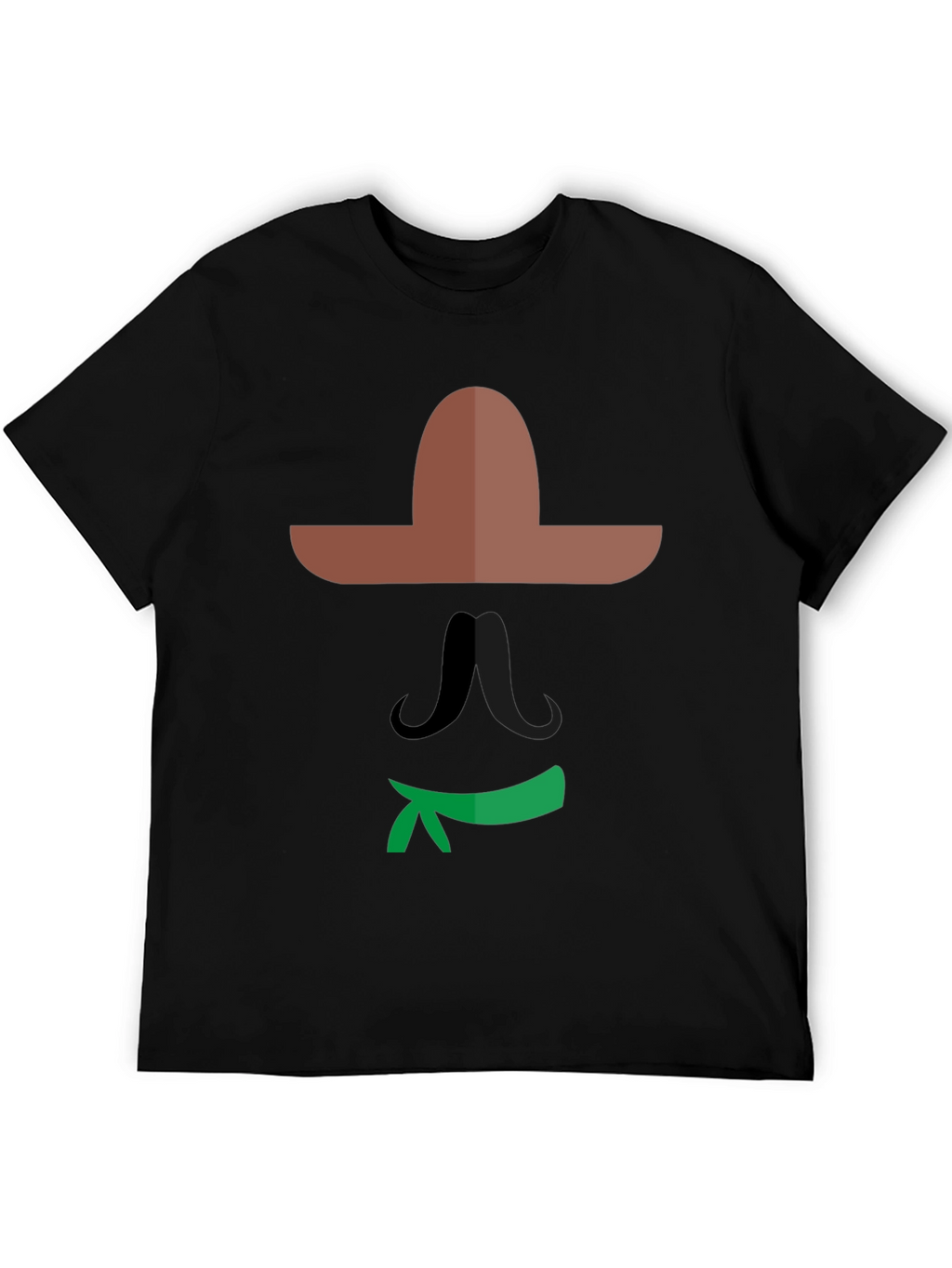 Mexican Graphic Tee - Black Cotton Shirt