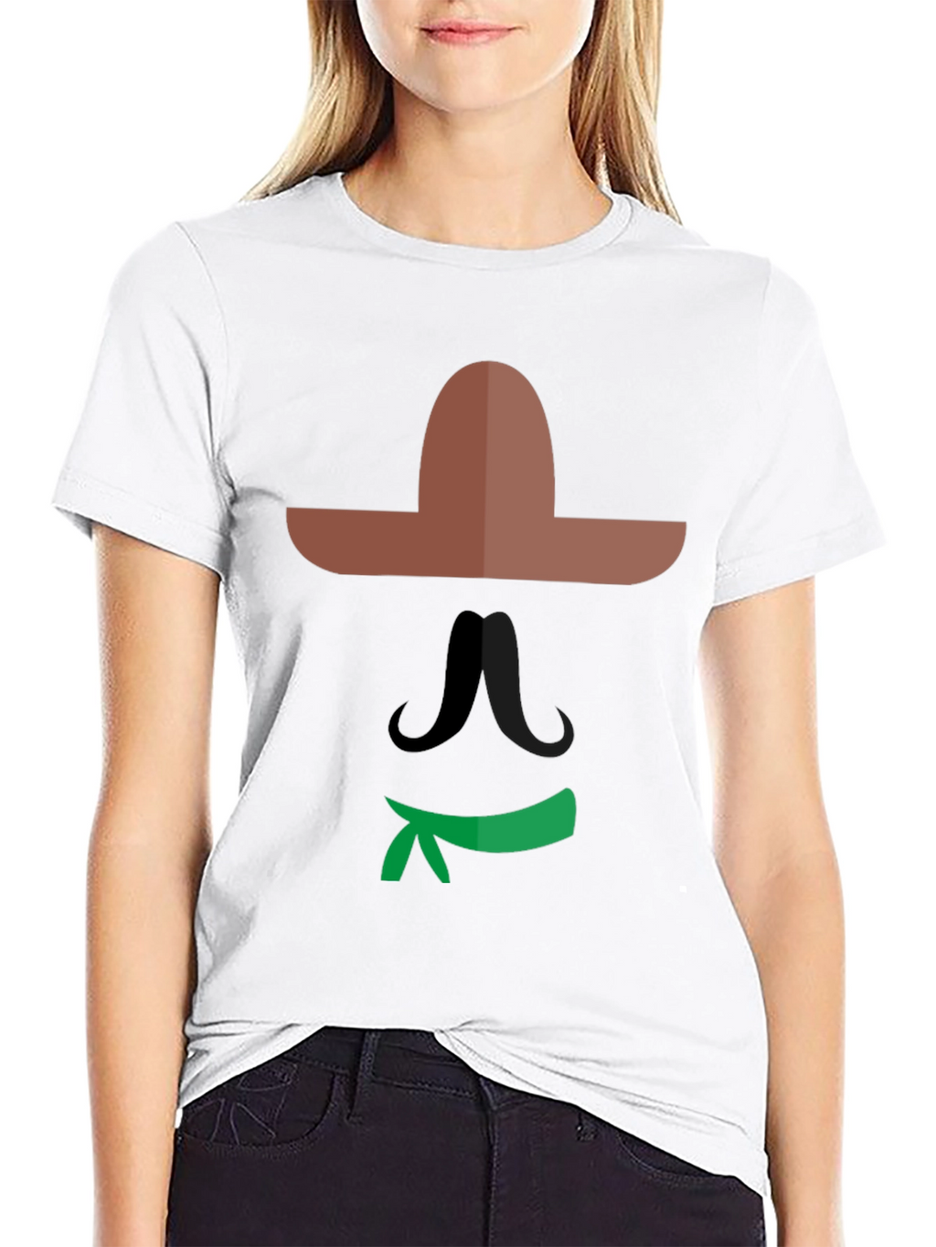 Mexican Graphic Tee - Black Cotton Shirt