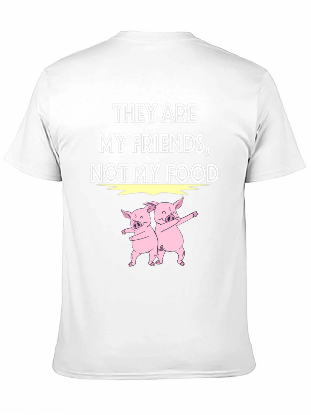 Vegan Pig Friends Graphic Tee