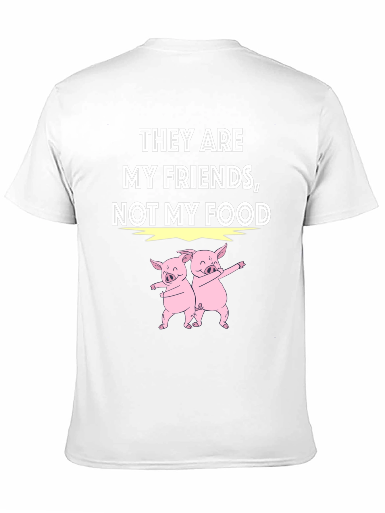 Vegan Pig Friends Graphic Tee